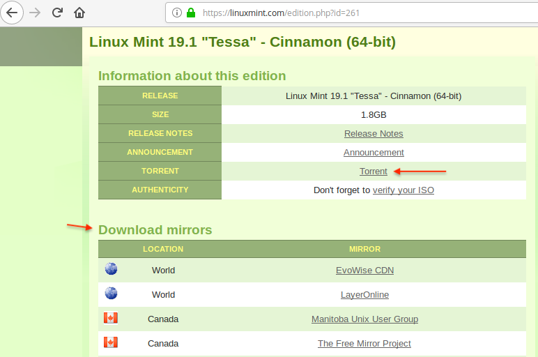 Скачиваем Linux Mint