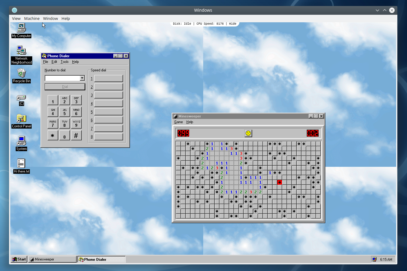 Windows 95 в Linux
